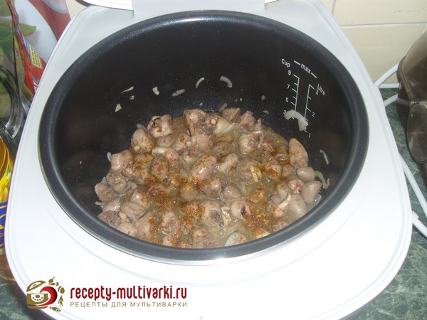 Рецепт приготування курячих сердечок в мультиварці. Курячі сердечка в мультиварці: рецепти з фото