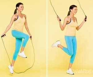 Como escolher uma corda de pular para perda de peso. Exercícios eficazes na corda para perda de peso
